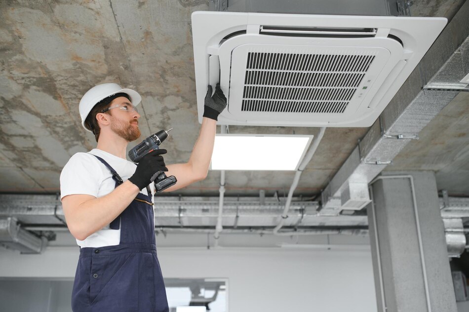Ceiling Cassette Aircon Servicing in Singapore